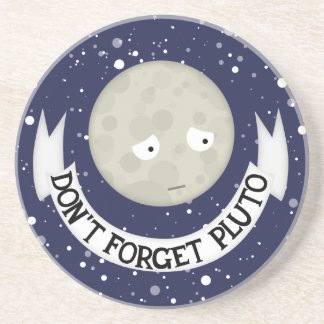 Vergeet Pluto niet Zandsteen Onderzetter