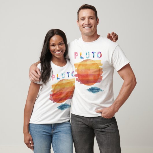 Vergeet Pluto nooit, Pluto Enthusiast T-shirt (Unisex)