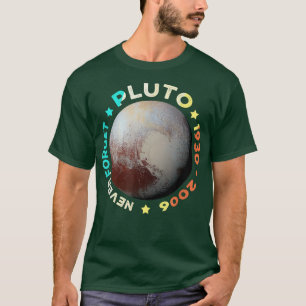 Vergeet Pluto Shirten Funny Retro Planet Space noo T-shirt