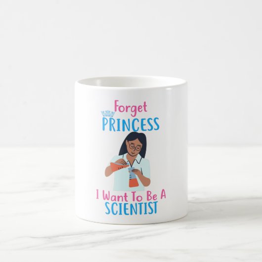 Vergeet prinses dat ik wetenschapper wil worden koffiemok (Center)