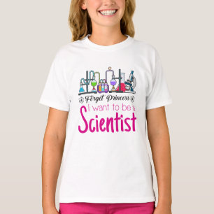 Vergeet prinses dat ik wetenschapper wil worden t-shirt