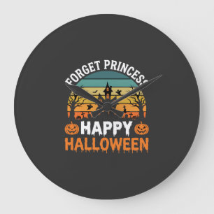 Vergeet Prinses Gelukkig Halloween Spokenhuis Desi Grote Klok