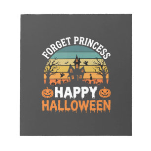Vergeet Prinses Gelukkig Halloween Spokenhuis Desi Notitieblok