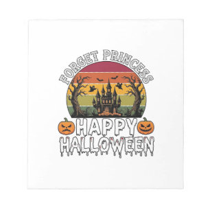 Vergeet Prinses Happy Halloween Spoken Huis Pomp Notitieblok