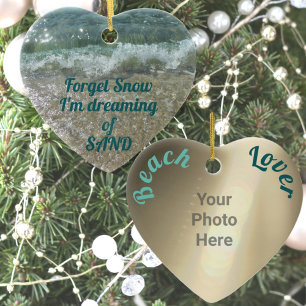 Vergeet Snow Dreaming van Zand  Beach Keramisch Ornament