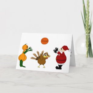 Vergeet Thanksgiving niet Feestdagen Kaart