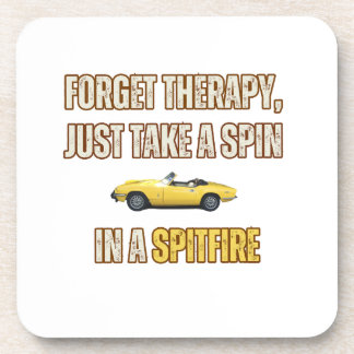 Vergeet therapie, Triumph Spitfire Bier Onderzetter
