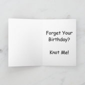 Vergeet Uw Verjaardag? Knoop me! De Kaart van de (Binnen)