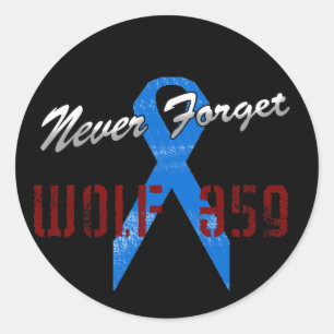 Vergeet Wolf 359 Sticker nooit