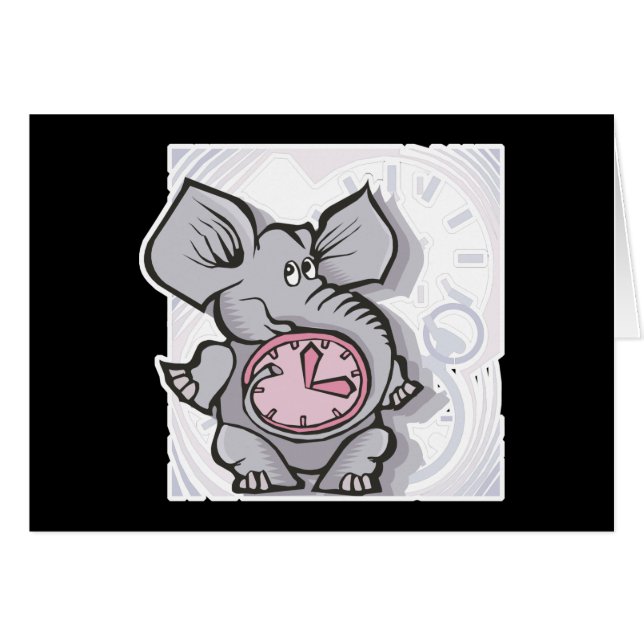 vergeetachtige olifant (Voorkant Horizontaal)