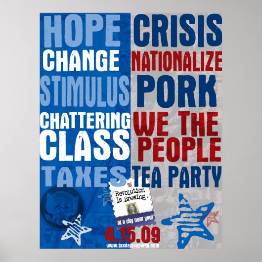 Vergelijk en contrast Poster (Voorkant)