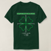 Vergelijking voor Luck Clover Irish Wiskunde Funny T-shirt (Design voorkant)
