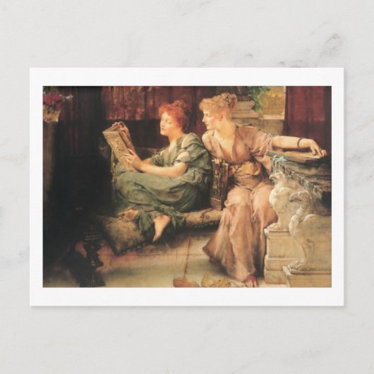 Vergelijkingen door Lawrence Alma-Tadema Briefkaart (Voorkant)