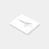 vergelijkingseffect, quantum physics grondbeginsel post-it® notes (Schuin)