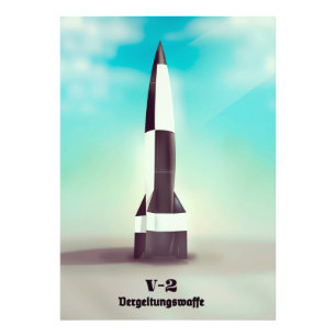 Vergeltungswaffe V2 Rocket Foto Afdruk