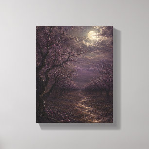 Verger de Lune dans Toile de Paysage Lunatique Noi