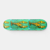 Vergers on green skateboard (Horz)