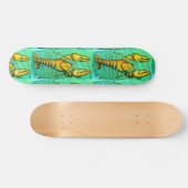 Vergers on green skateboard (Horz)