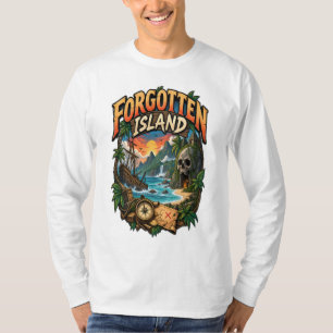 Vergeten Eiland – Piraten Avontuur Tropisch Eiland T-shirt