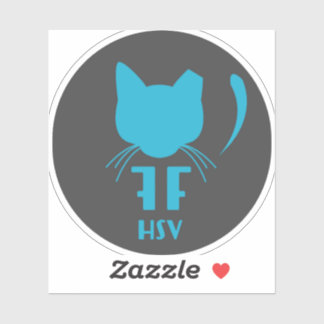 Vergeten Felines Huntsville Logo Stickers