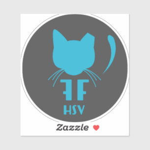 Vergeten Felines van Huntsville Vinyl Stickers