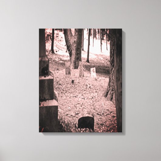 vergeten grave canvas afdruk (Voorkant)