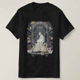 Vergeten Kennis Vintage Geschiedenis T-shirt