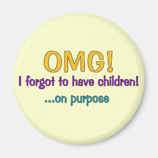 Vergeten kinderen te hebben magneet