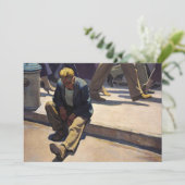 Vergeten Man van Maynard Dixon Bedankkaart (Staand voorkant)