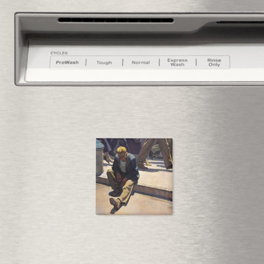 Vergeten Man van Maynard Dixon Magneet (Insitu (Vaatwasser))