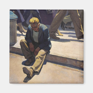 Vergeten Man van Maynard Dixon Magneet