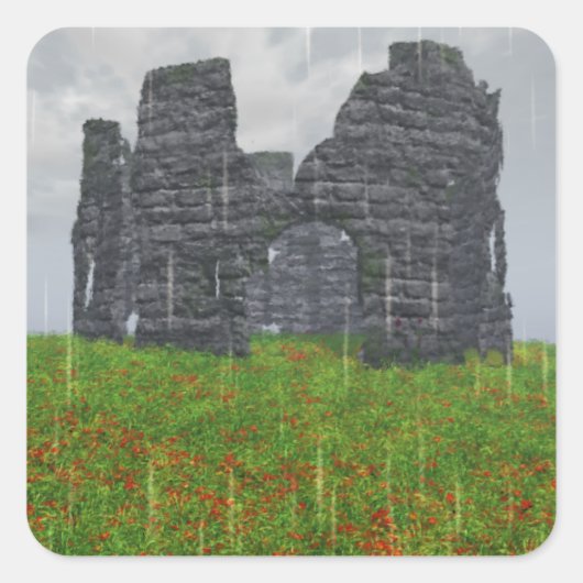 vergeten Strife-stickers Vierkante Sticker (Voorkant)