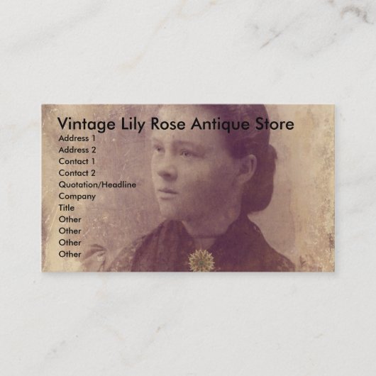 vergeten visitekaartje (Voorkant)