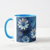 Vergeven en Moeder Blue Floral Mok (Links)