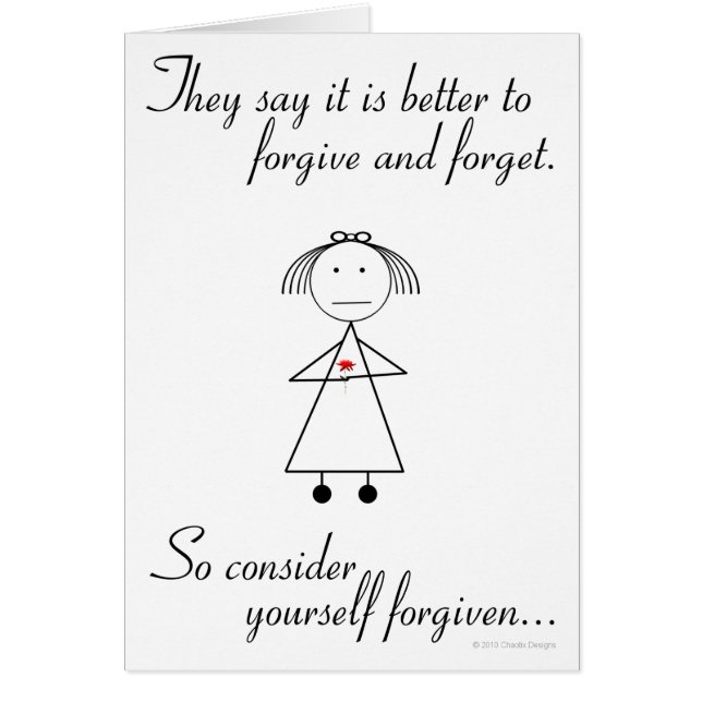 Vergeven en vergeten (Voorkant)