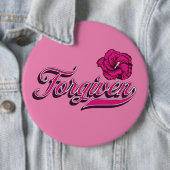 Vergeven Hibiscus Ronde Button 6,0 Cm (In situ)