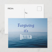 Vergeven is een betere ansichtkaart briefkaart (Voorkant / Achterkant)