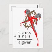 Vergeven kruis briefkaart (Voorkant / Achterkant)