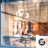 Vergeven Prodigal Son afbeelding Raamsticker (Cafe Raam)