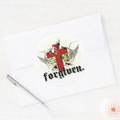 vergeven ronde sticker (Envelop)
