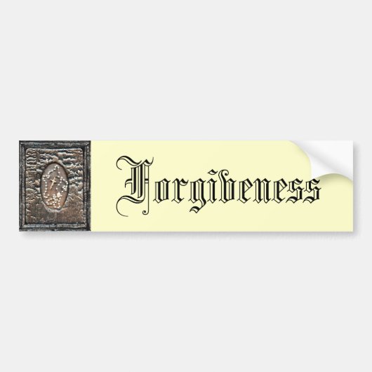 vergeving bumpersticker (Voorkant)