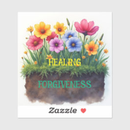 VERGEVING ZORGT VOOR GENEZING STICKER