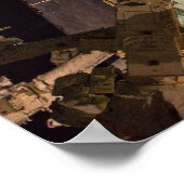 Vergezant en aarde poster (Hoek)