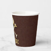 Vergif schedel en dwarsbeenontwerp papieren bekers (Links)