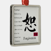 Vergiffenis 1 metalen ornament (Rechts)