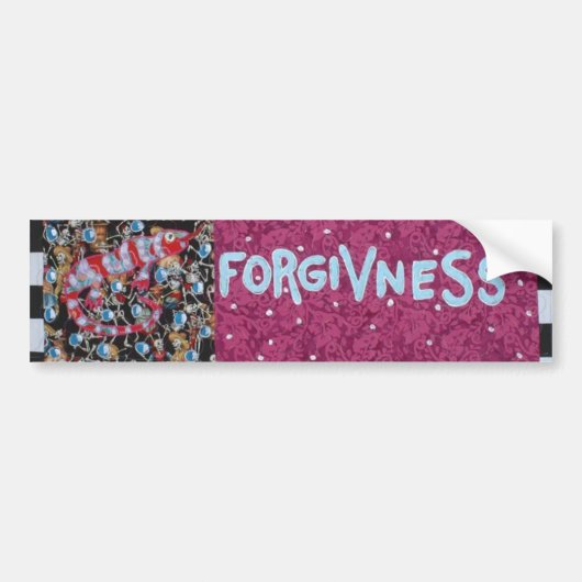 Vergiffenis Bumpersticker (Voorkant)