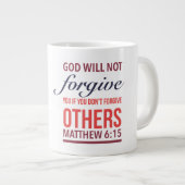 Vergiffenis - Jumbo-Mok Extra Grote Beker (Voorkant rechts)