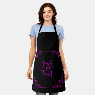 Vergiftig Paars Trick or treat All-Over Print Scho Schort