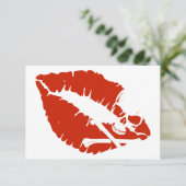 vergiftigde lippen kaart (Staand voorkant)