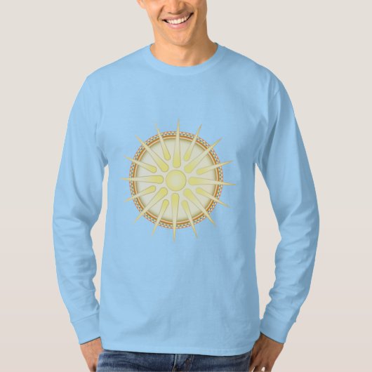 Vergina Sun Long Sleeve T-Shirt (Voorkant)